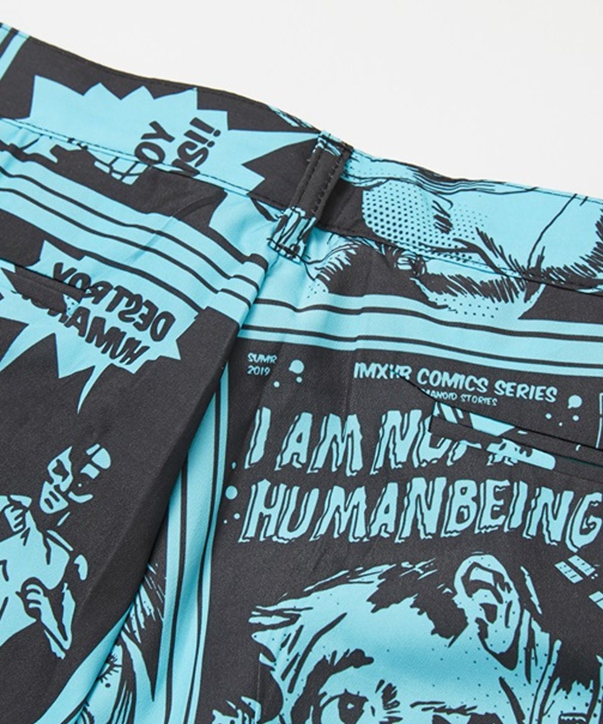 아임낫어휴먼비잉(I AM NOT A HUMAN BEING) Comics Pants - TEAL