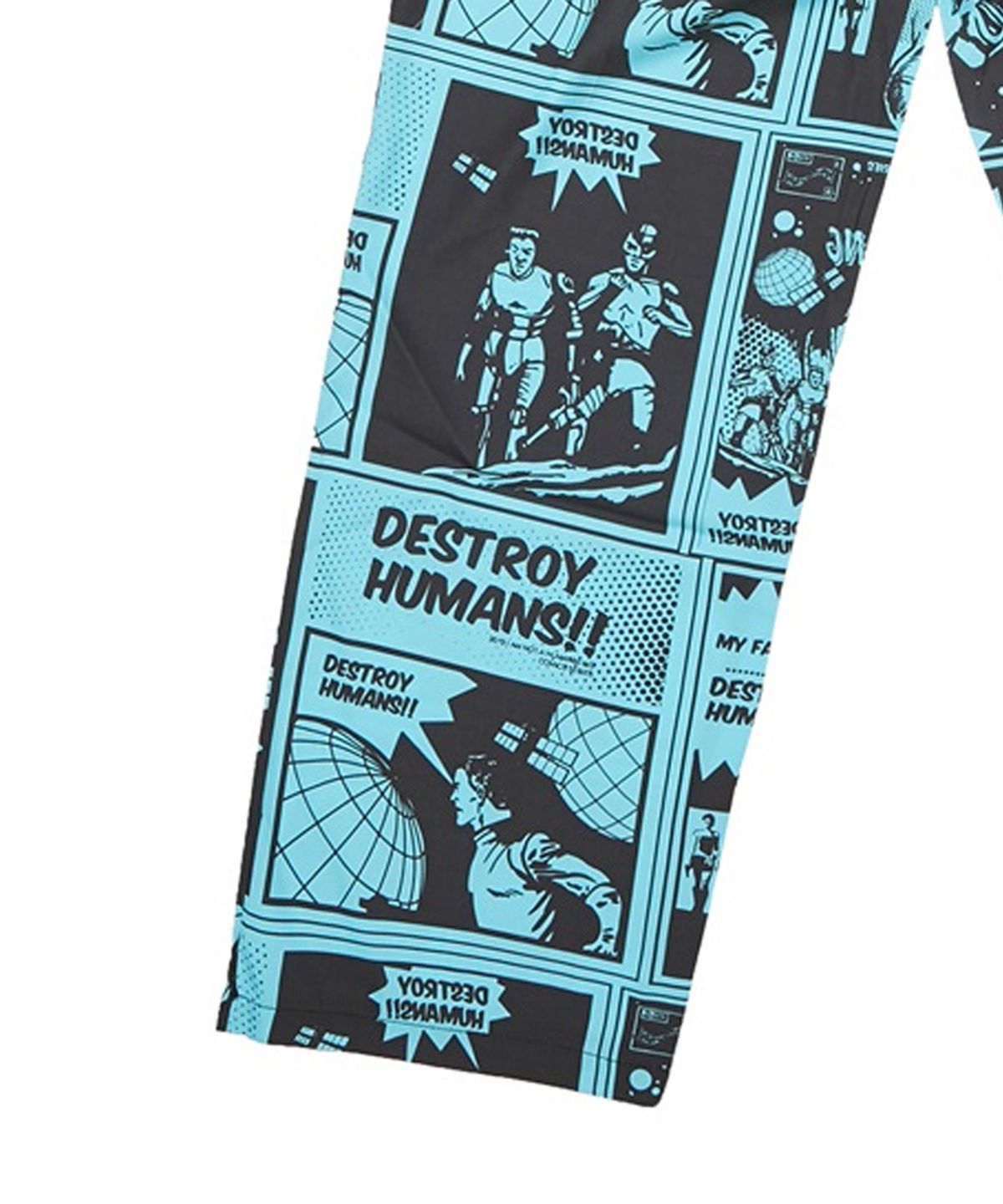 아임낫어휴먼비잉(I AM NOT A HUMAN BEING) Comics Pants - TEAL
