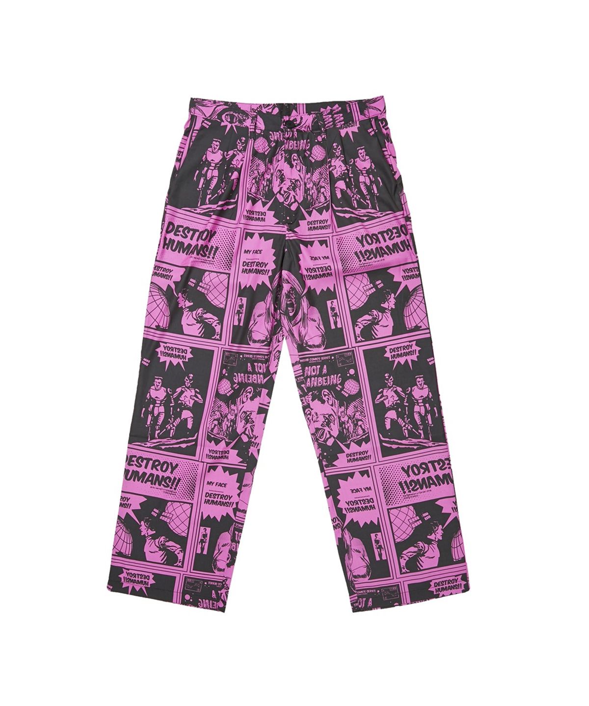 아임낫어휴먼비잉(I AM NOT A HUMAN BEING) Comics Pants - DUST PINK