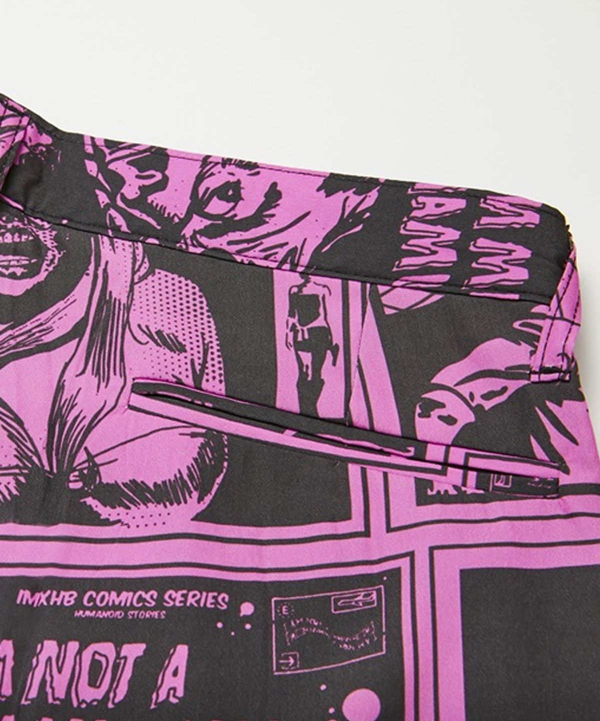 아임낫어휴먼비잉(I AM NOT A HUMAN BEING) Comics Pants - DUST PINK