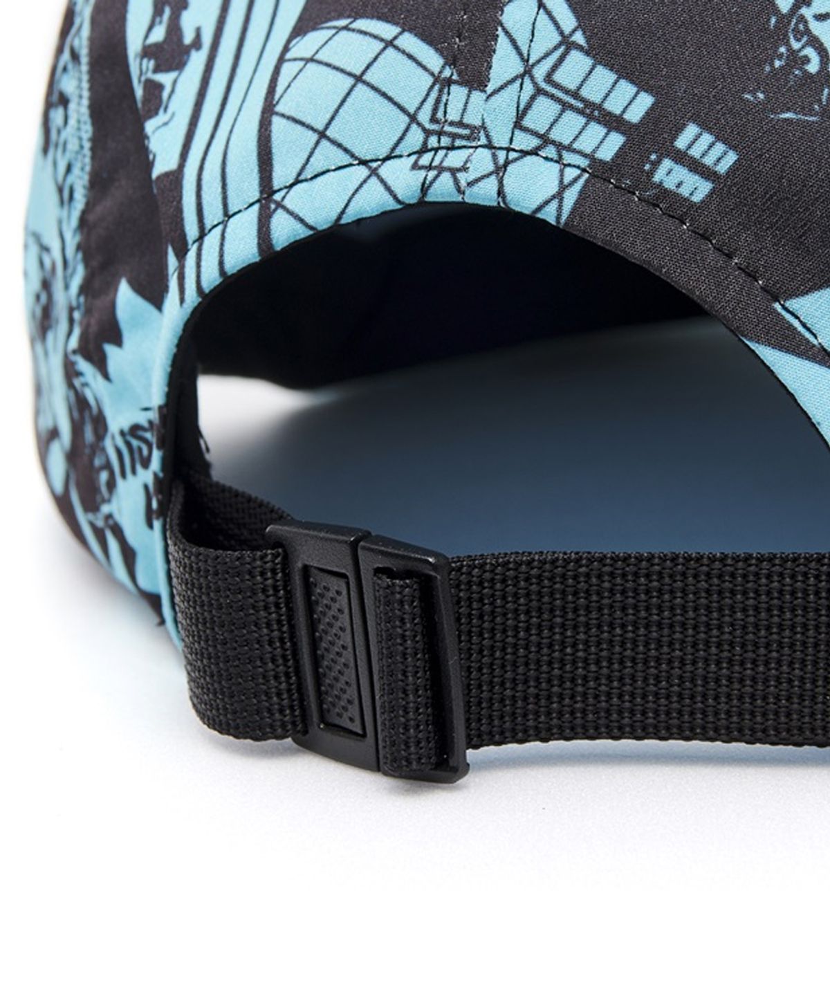 아임낫어휴먼비잉(I AM NOT A HUMAN BEING) Printed Camp hat - TEAL