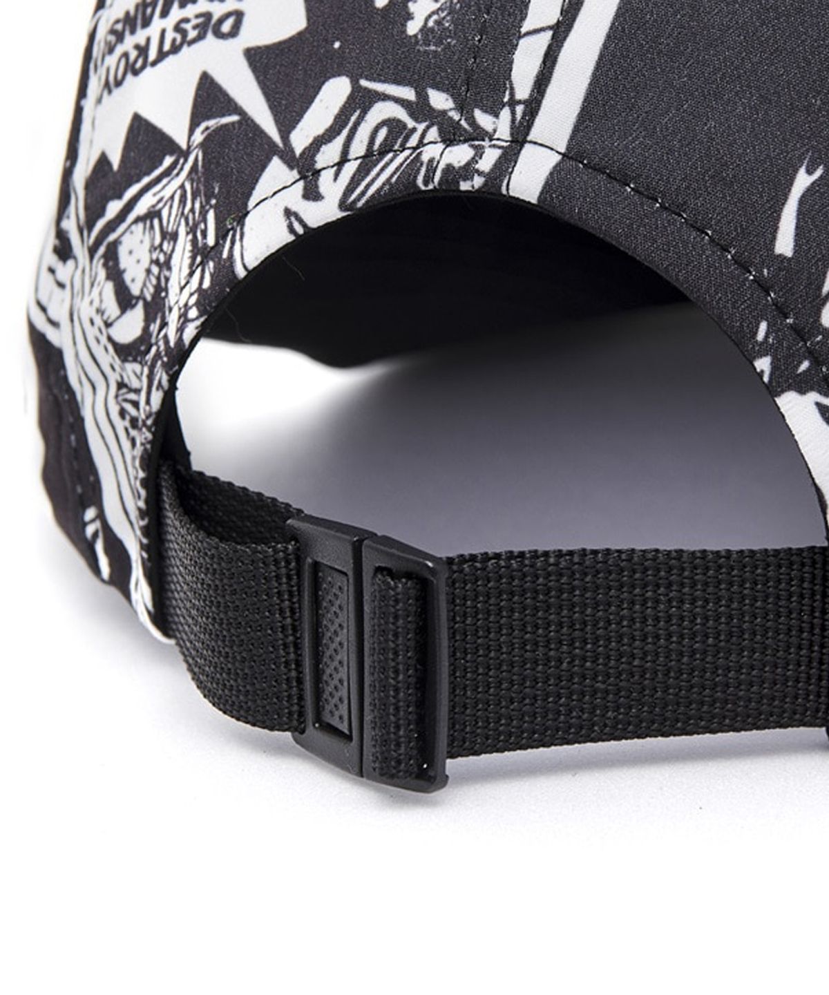 아임낫어휴먼비잉(I AM NOT A HUMAN BEING) Printed Camp hat - WHITE