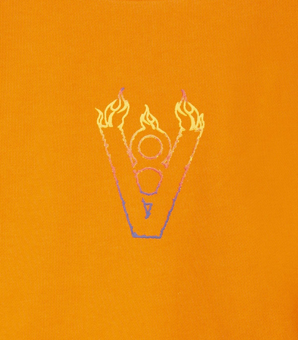 바이브레이트(VIBRATE) BLAZE LOGO CROP TOP (ORANGE)