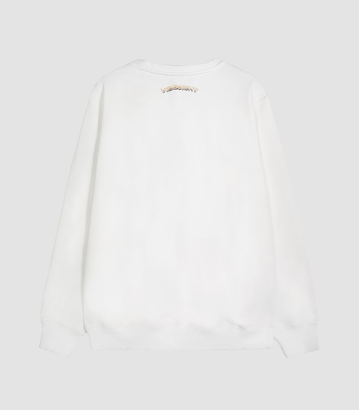 바이브레이트(VIBRATE) FLAME LINE SWEAT SHIRT (WHITE)