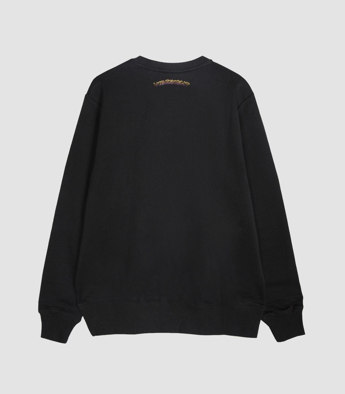 바이브레이트(VIBRATE) FLAME LINE SWEAT SHIRT (BLACK)