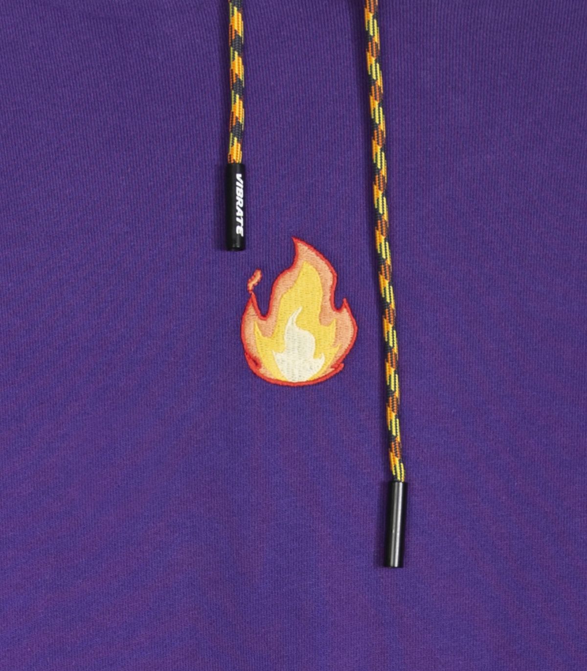 바이브레이트(VIBRATE) MINI FLAME BASIC HOODIE (VIOLET)