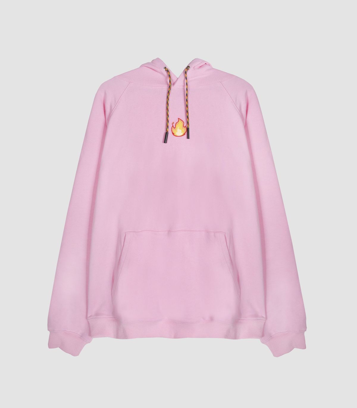 바이브레이트(VIBRATE) MINI FLAME BASIC HOODIE (PINK)