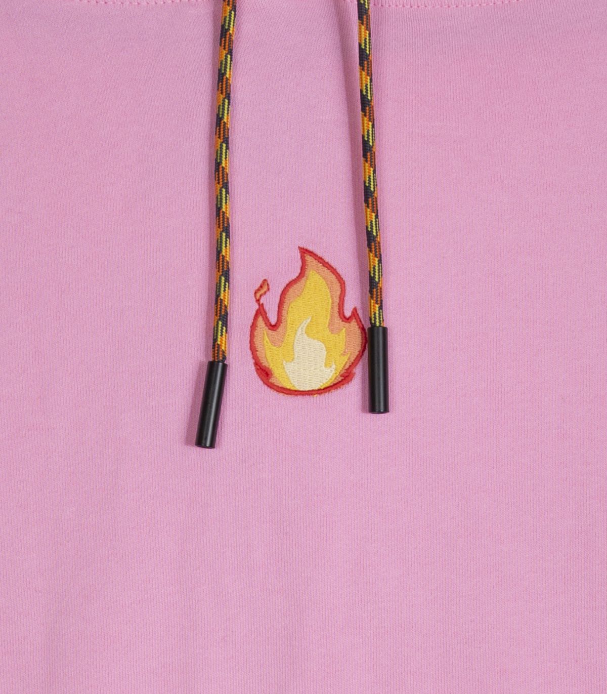바이브레이트(VIBRATE) MINI FLAME BASIC HOODIE (PINK)