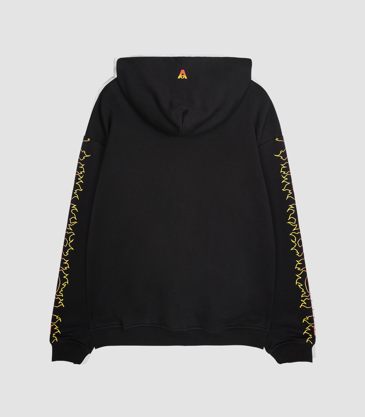 바이브레이트(VIBRATE) BLAZE LOGO HOODIE ZIPUP (BLACK)