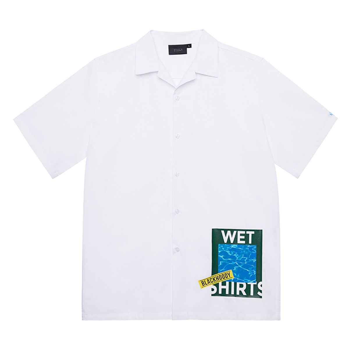 블랙후디(BLACK HOODY) WET PAJAMA SHIRT WHITE
