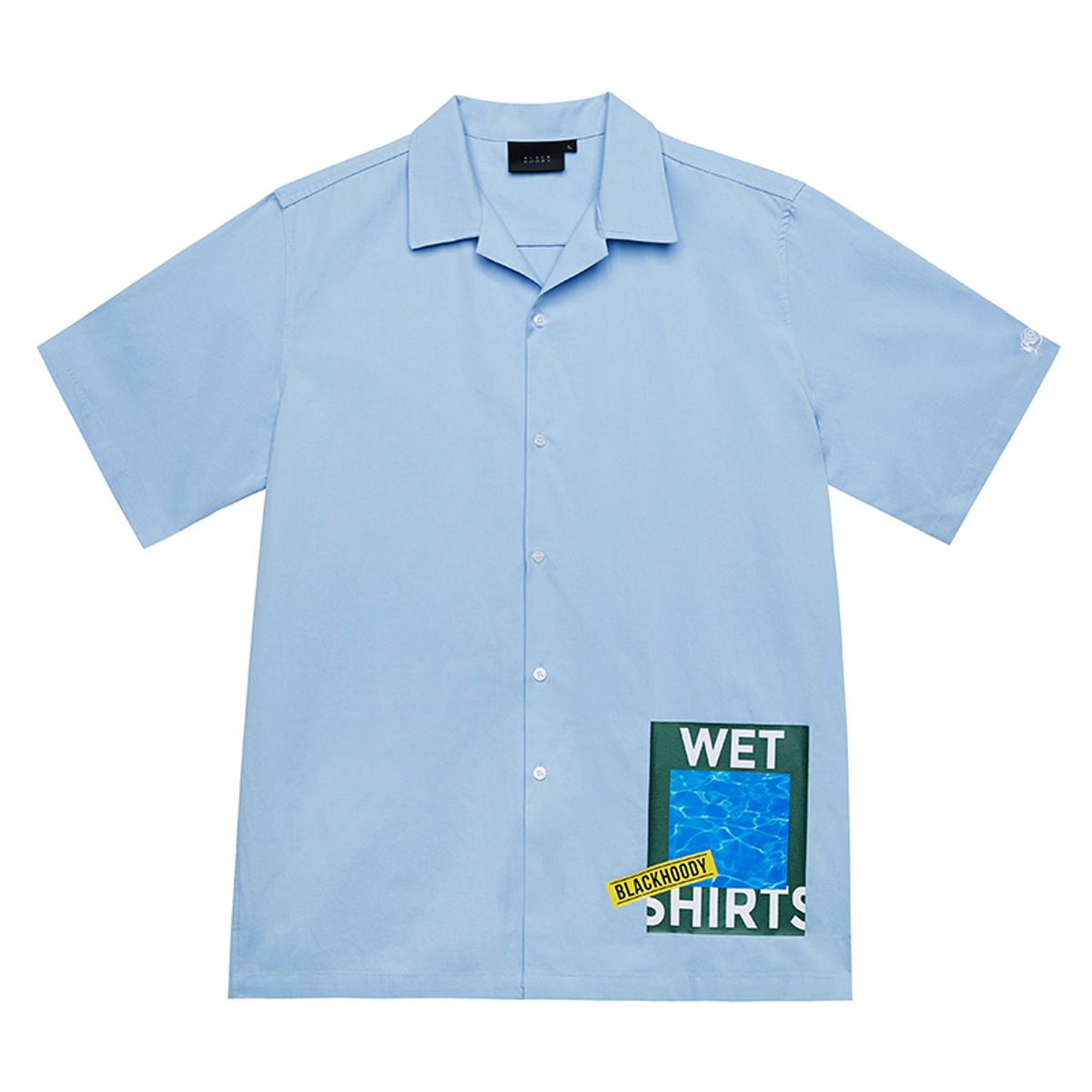 블랙후디(BLACK HOODY) WET PAJAMA SHIRT SKYBLUE