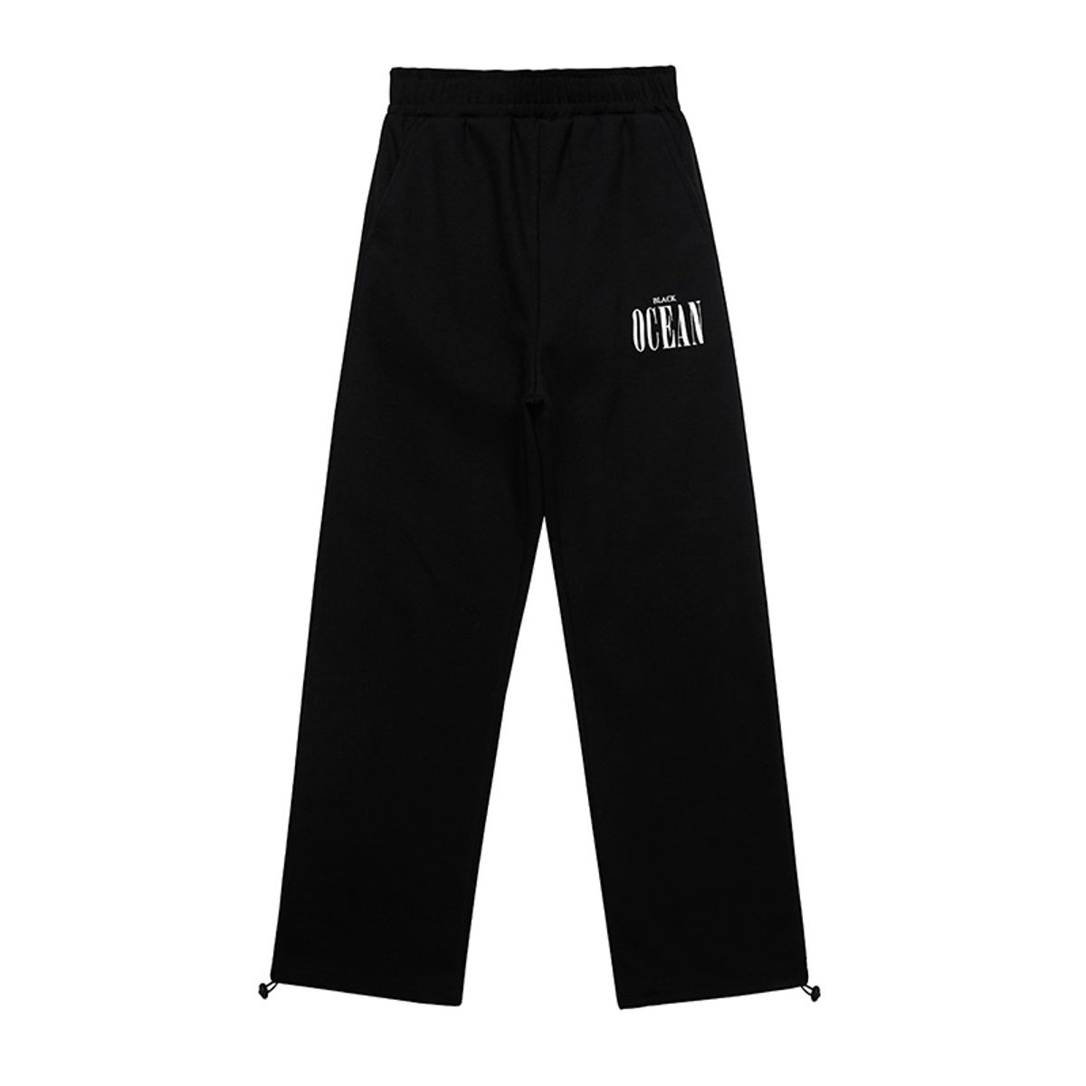 블랙후디(BLACK HOODY) BLACK OCEAN SWEATPANTS BLACK