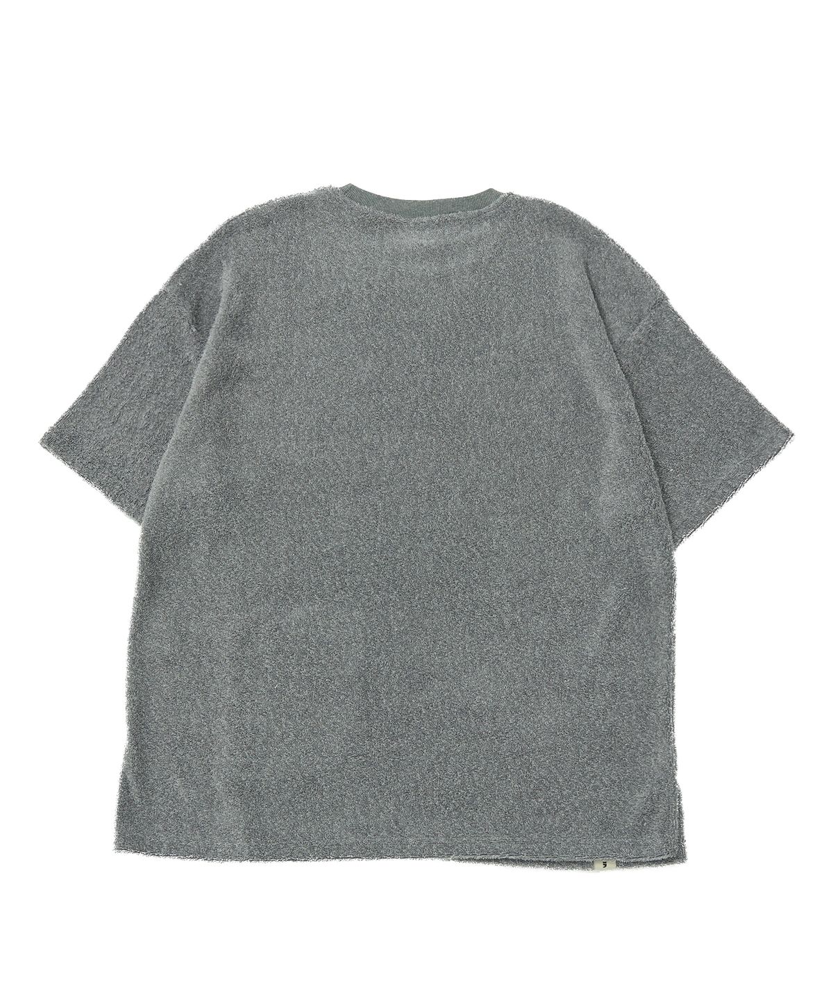 어낫띵(A NOTHING) SOFT TOWEL POCKET 1/2 TEE (Gray)
