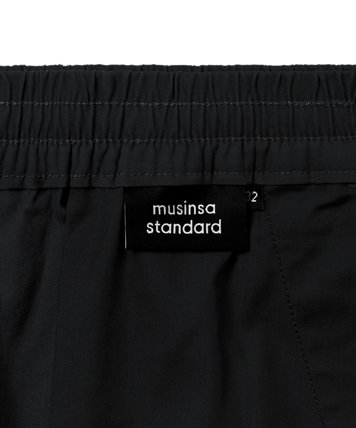 무신사 스탠다드(MUSINSA STANDARD) 코튼 이지 쇼츠 [블랙]