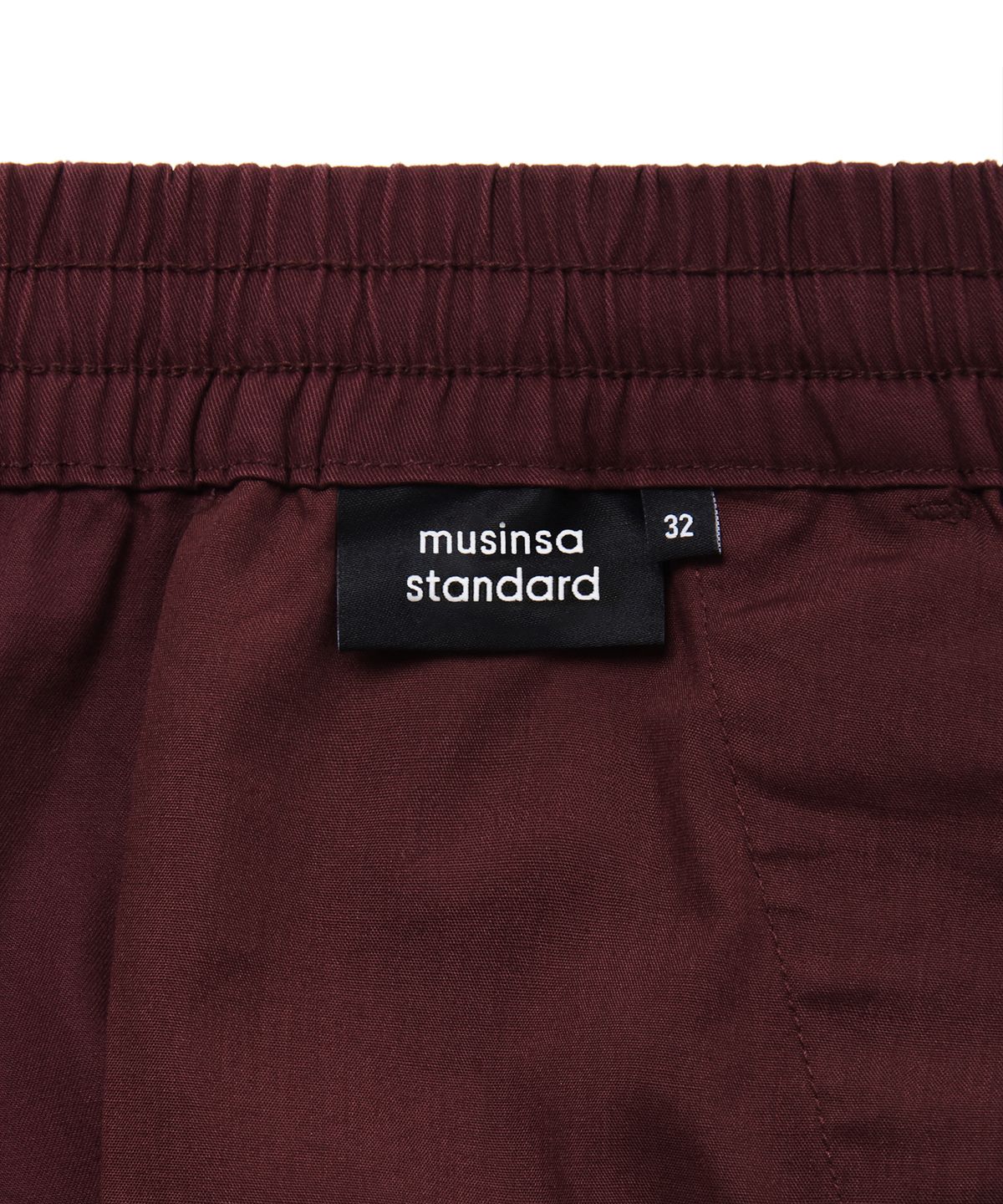 무신사 스탠다드(MUSINSA STANDARD) 코튼 이지 쇼츠 [버건디]