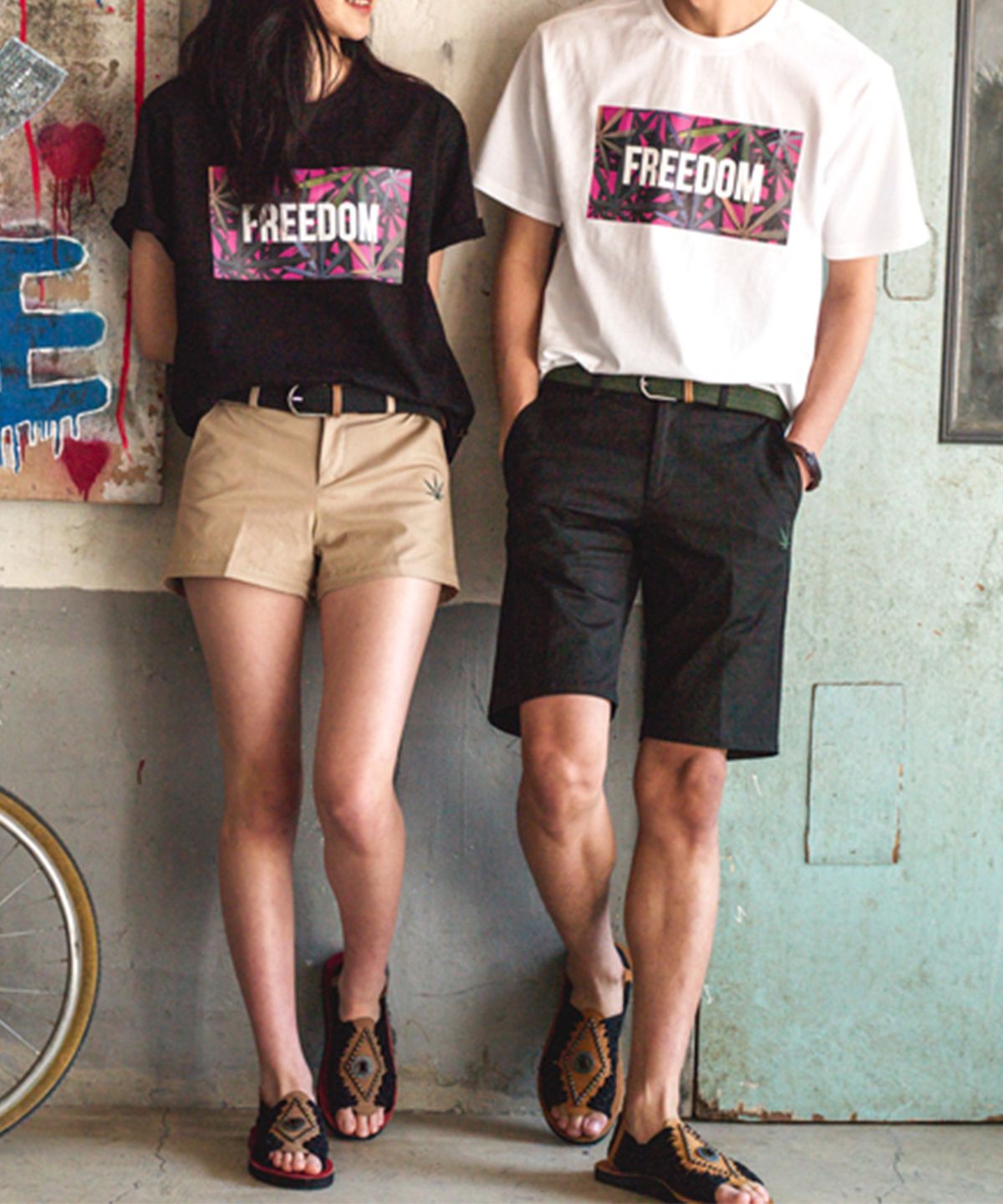 츄바스코(CHUBASCO) M17106 M. T-shirt. Weed PP Black