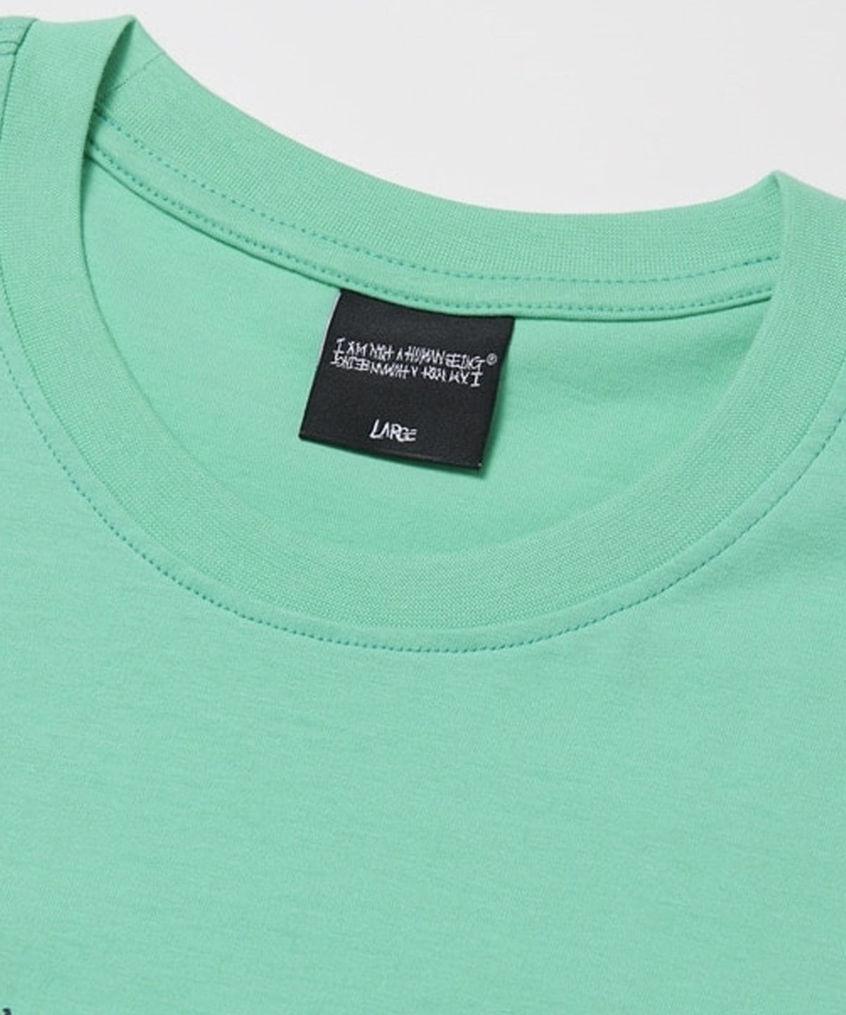 아임낫어휴먼비잉(I AM NOT A HUMAN BEING) BASIC LOGO TEE - MINT