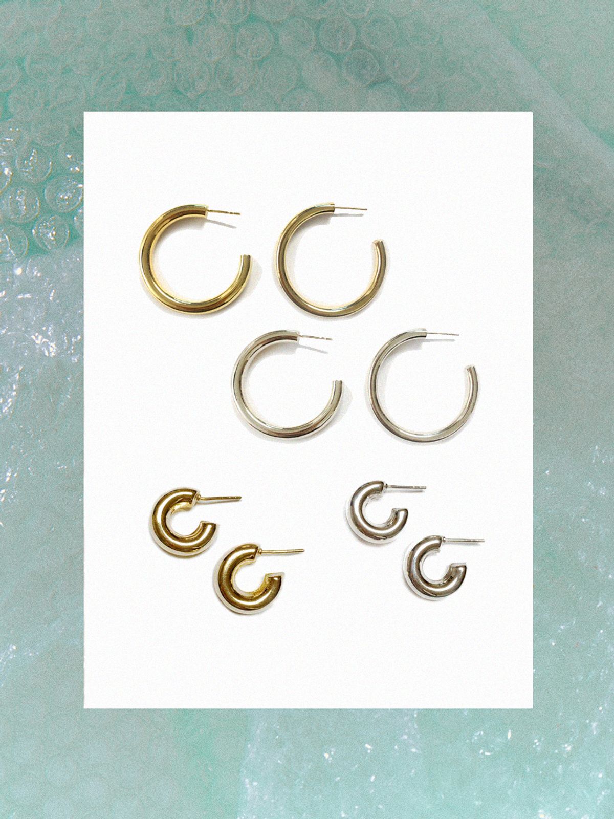 원이너프(ONE ENOUGH) Basic Hoop Earrings