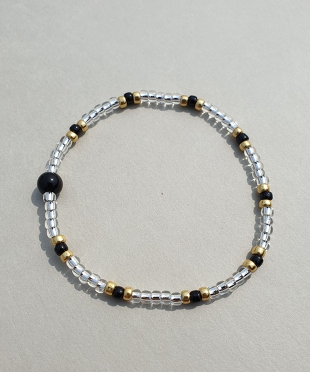 봉보(BONBEAU) Colormix beads layered Bracelet 칼라믹스 레이어드 비즈팔찌 7color