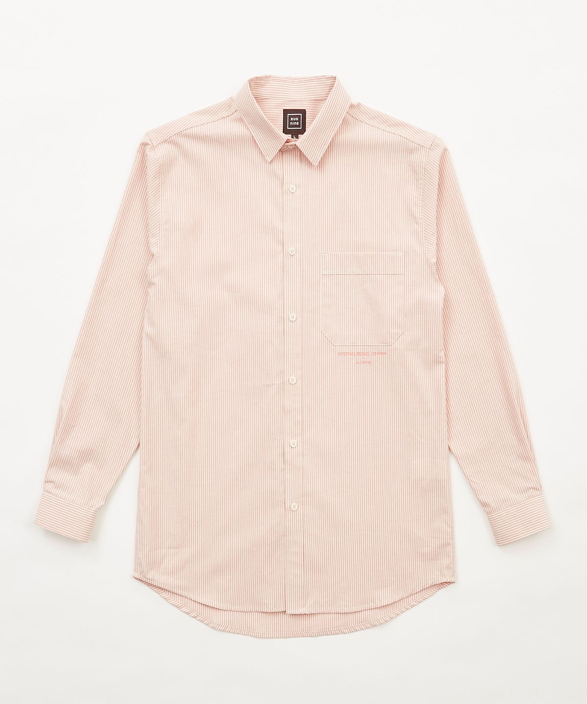루오나인(RUONINE) 스트라이프 셔츠 GST_PINK(L)
