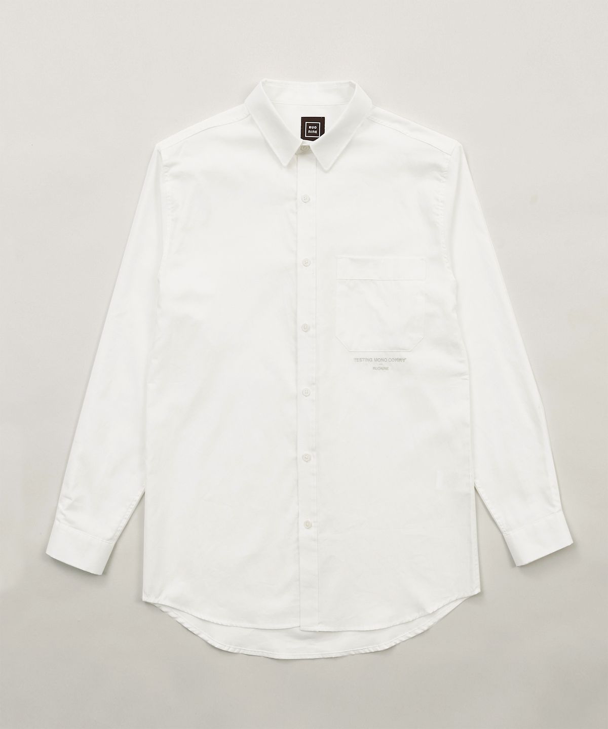 루오나인(RUONINE) 옥스포드 셔츠 GSH_WHITE(L)