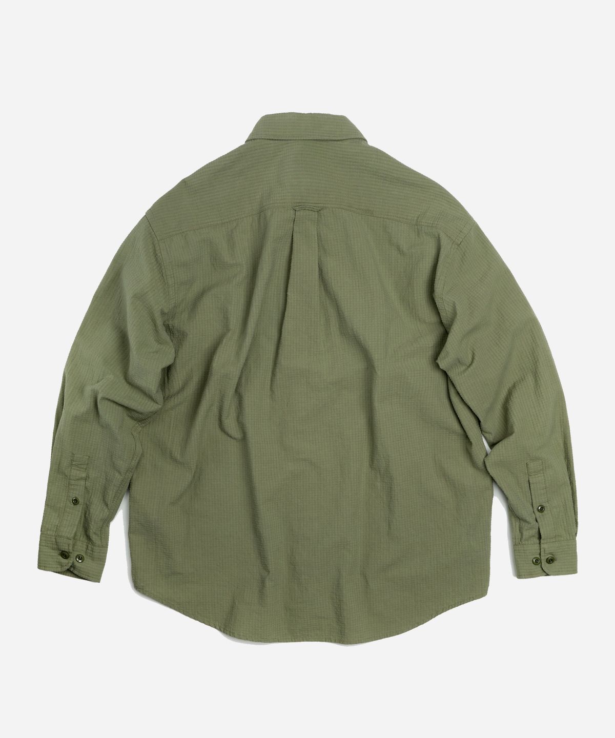 프리즘웍스(FRIZMWORKS) OG DOBBY WEAVE SEERSUCKER SHIRT _ OLIVE