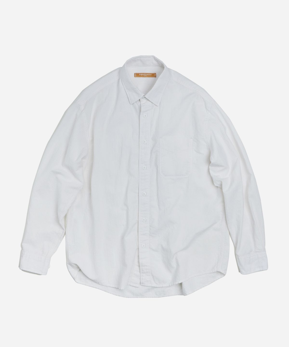 프리즘웍스(FRIZMWORKS) OG DOBBY WEAVE SEERSUCKER SHIRT _ WHITE