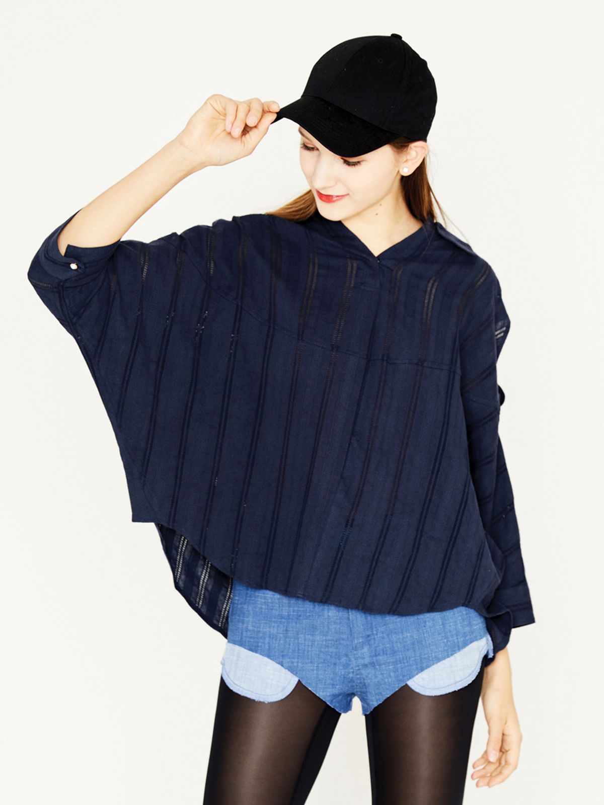엔오티(NOT) STINGRAY STRIPE BLOUSE (2color)