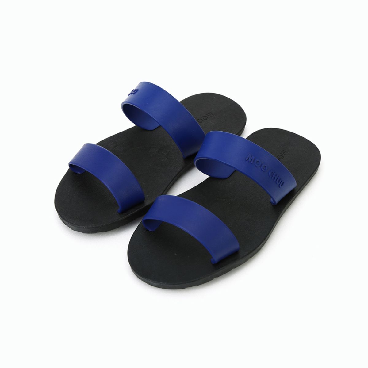 무츄(MOOCHUU) MC03 Two Straps Black-Blue