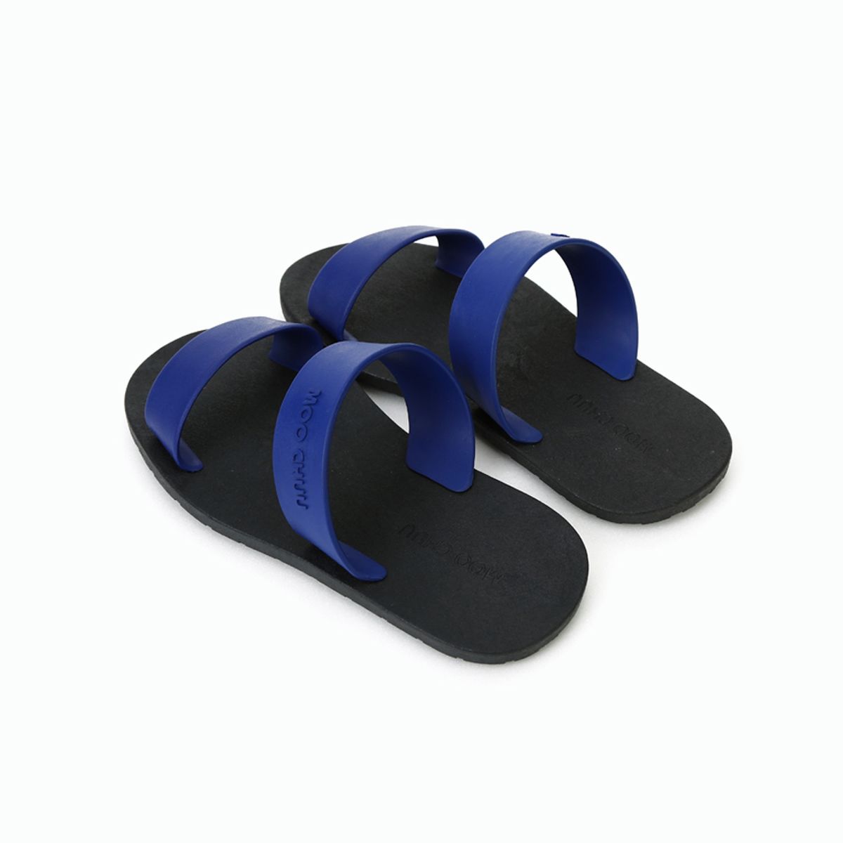 무츄(MOOCHUU) MC03 Two Straps Black-Blue