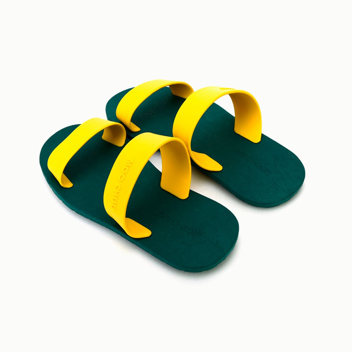무츄(MOOCHUU) MC03 Two Straps Green-Yellow
