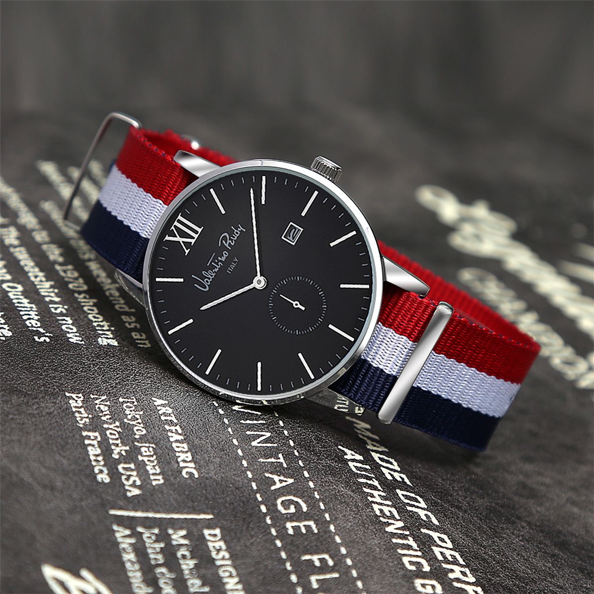 발렌티노 루디(VALENTINO RUDY) VR1301A-BKBK 남자시계 가죽시계