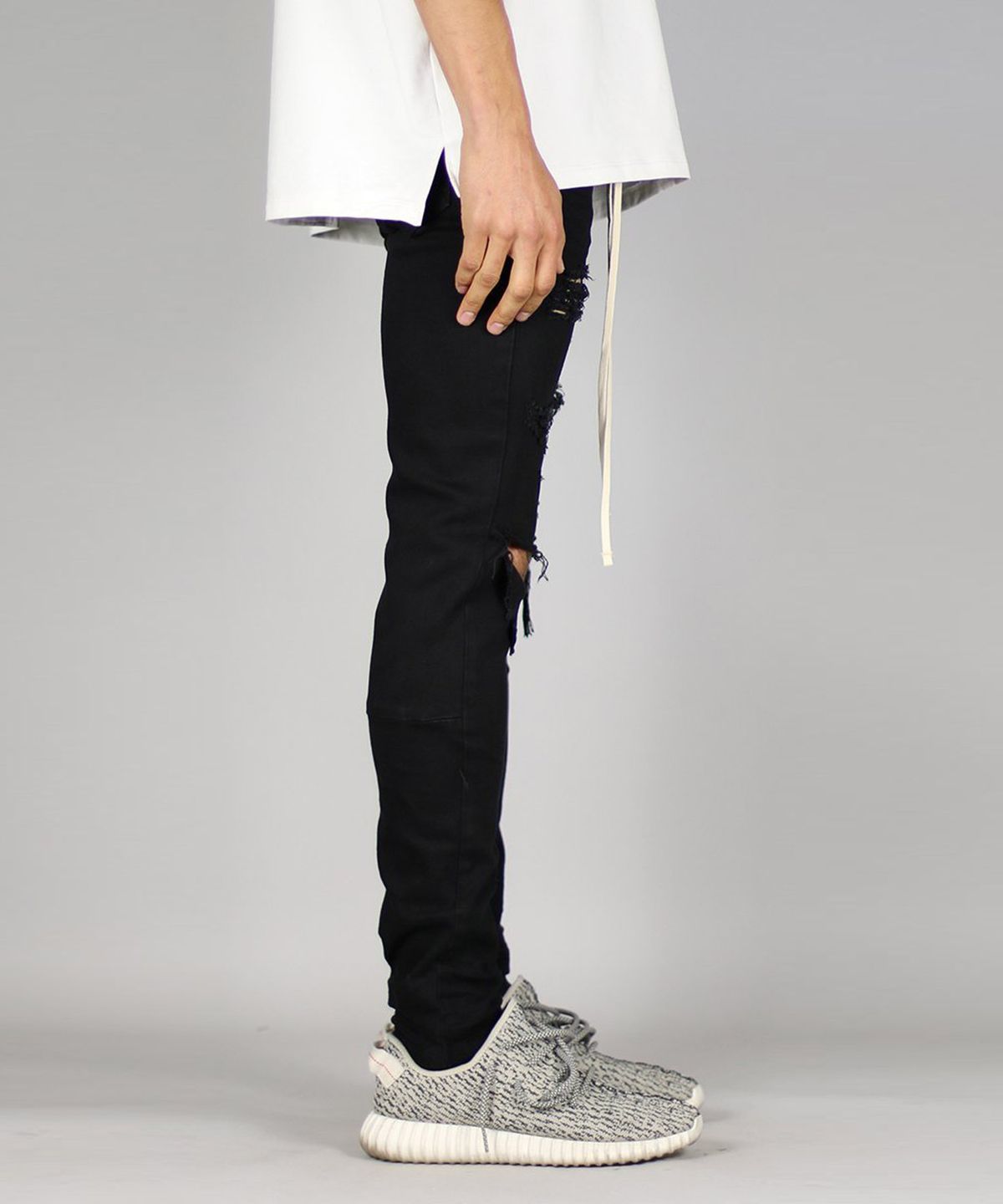 하이퍼 데님(HYPER DENIM) 젯 블랙 무파 진
