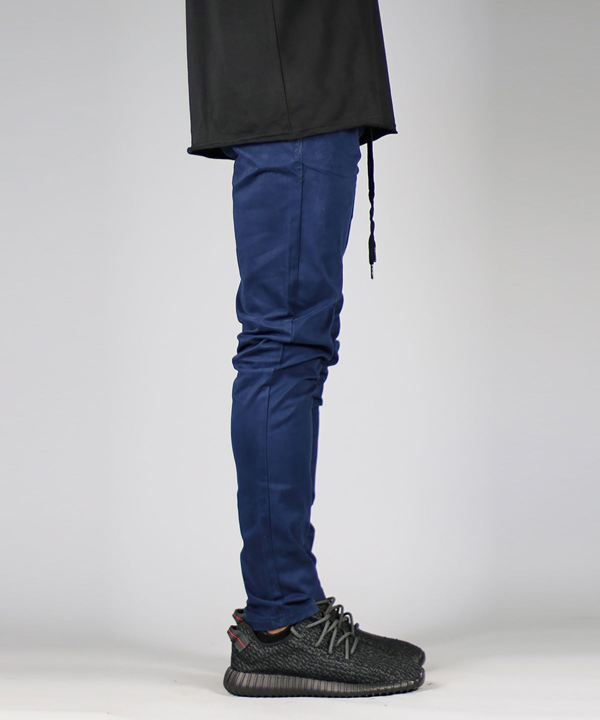 하이퍼 데님(HYPER DENIM) 다크 네이비 드롭 크로치 팬츠