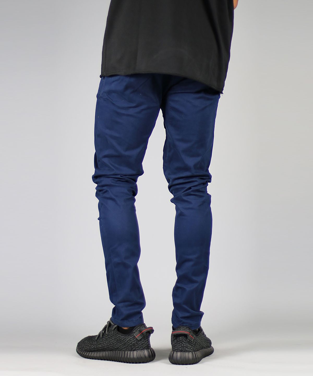 하이퍼 데님(HYPER DENIM) 다크 네이비 드롭 크로치 팬츠