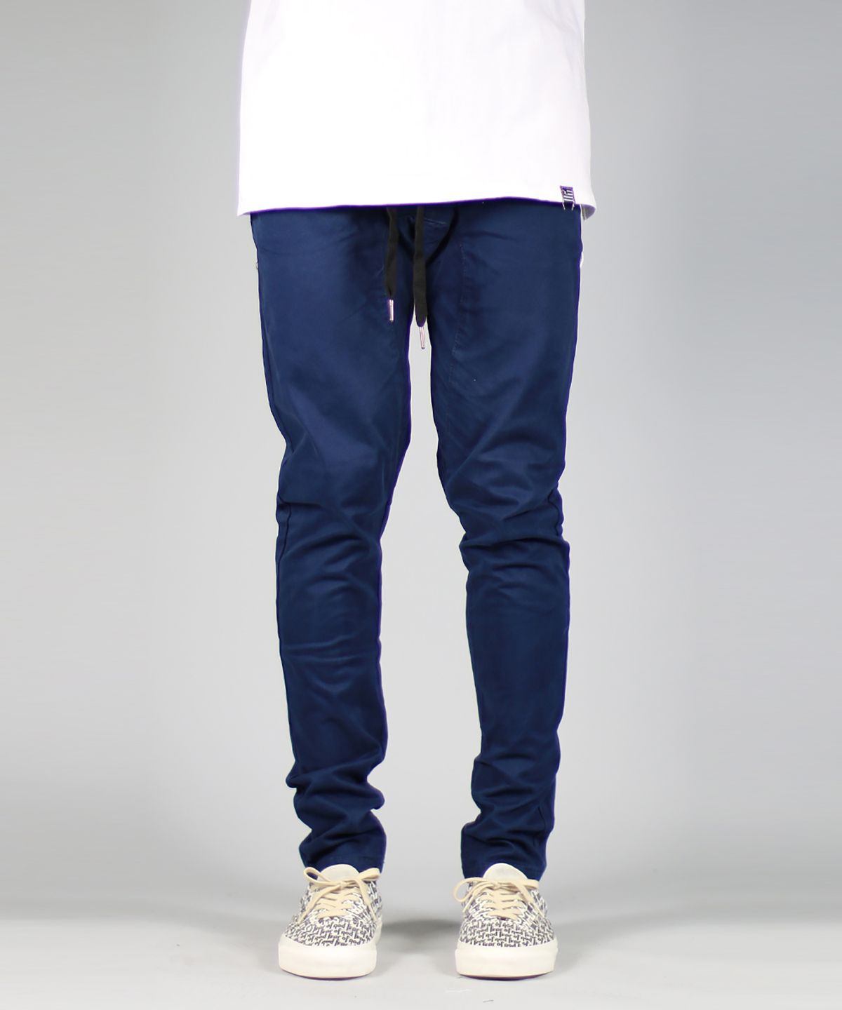 하이퍼 데님(HYPER DENIM) 다크 네이비 드롭 크로치 팬츠