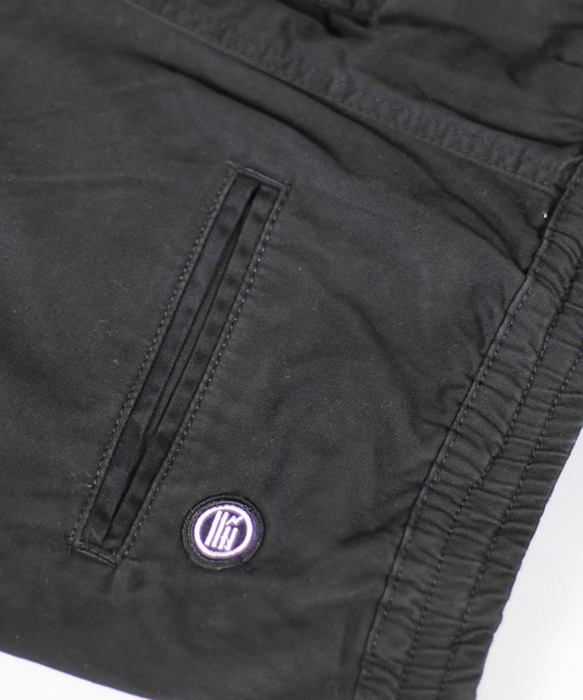 하이퍼 데님(HYPER DENIM) 블랙 드롭 크로치 팬츠