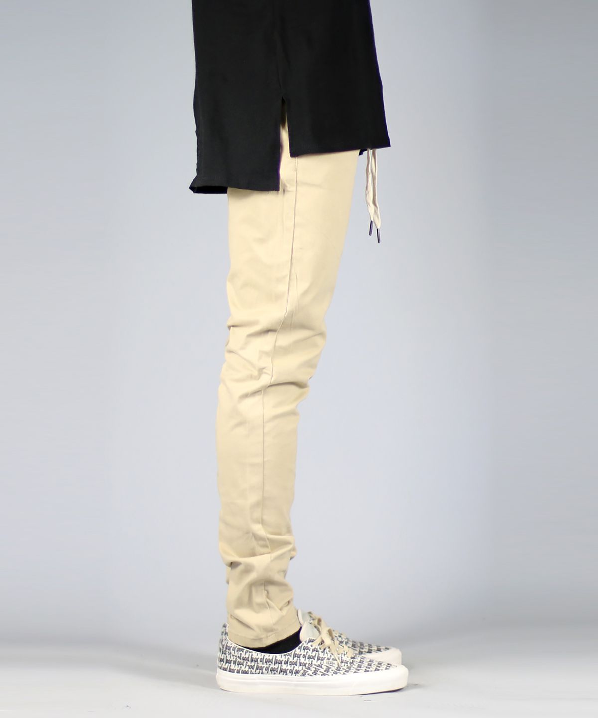 하이퍼 데님(HYPER DENIM) 카키 드롭 크로치 팬츠