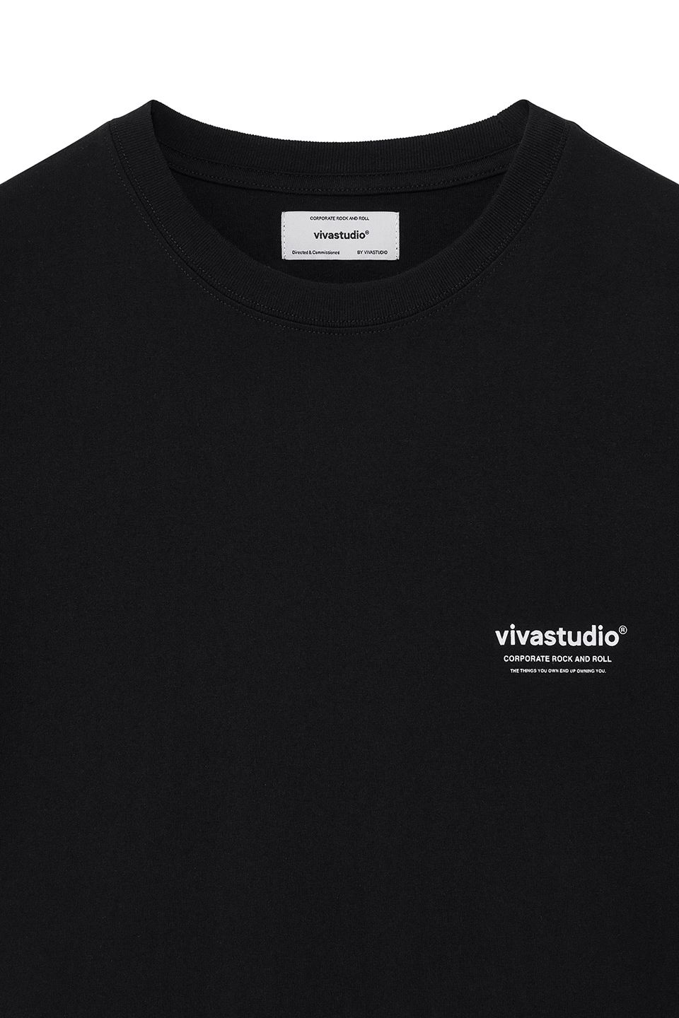 MUSINSA | VIVASTUDIO LOCATION SHORT SLEEVE [BLACK]