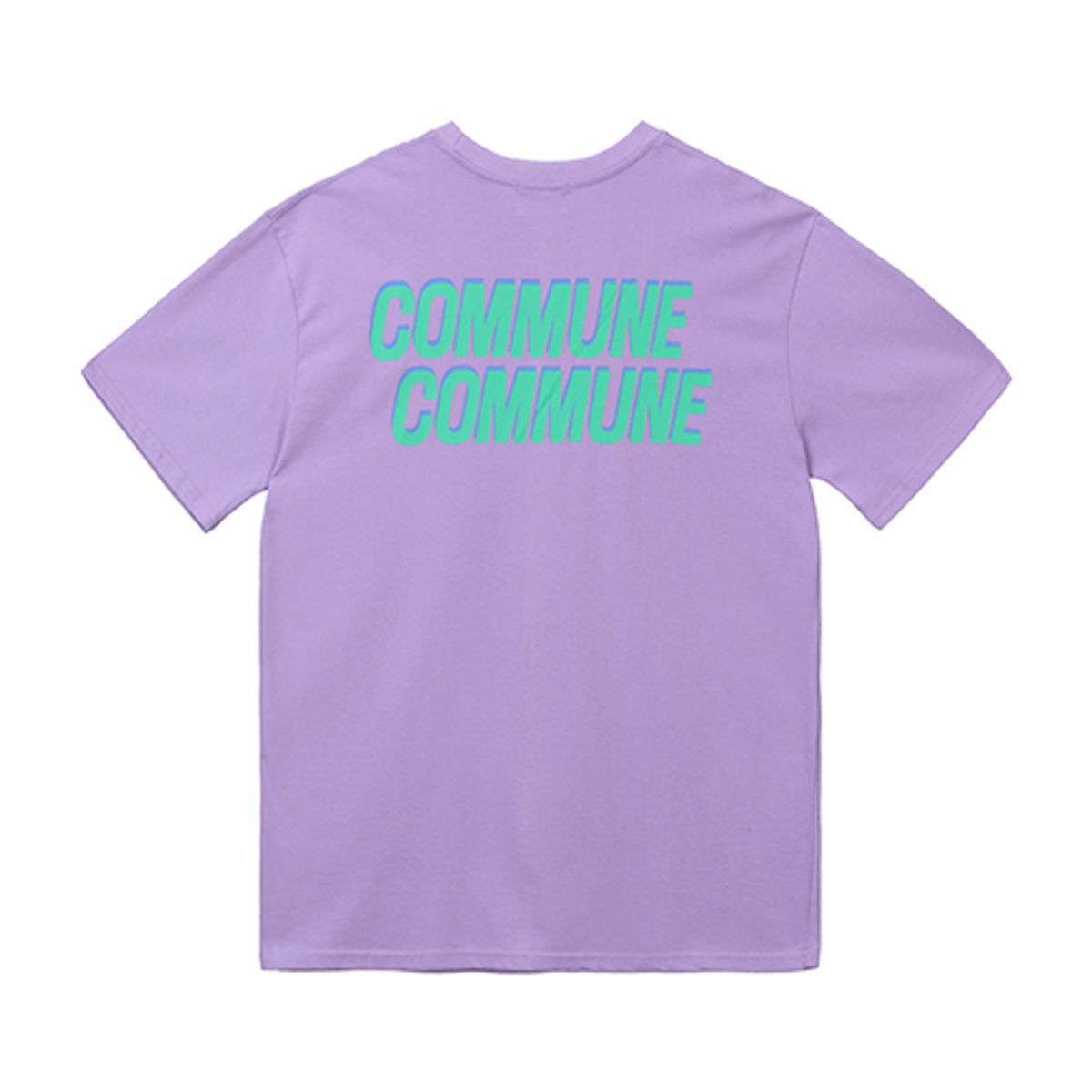 라이더커뮨(RIDER COMMUNE) 레트로 프린트 티셔츠 - 퍼플 (남여공용)