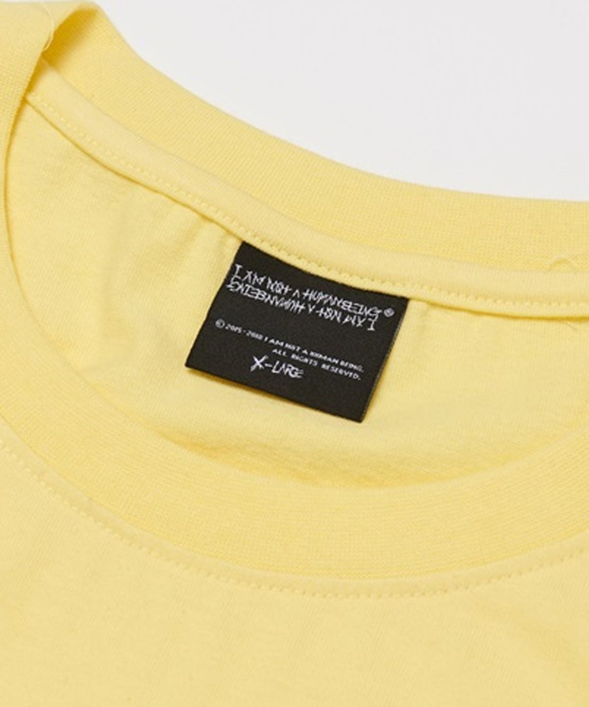 아임낫어휴먼비잉(I AM NOT A HUMAN BEING) Gotthem Tee - LIGHT YELLOW