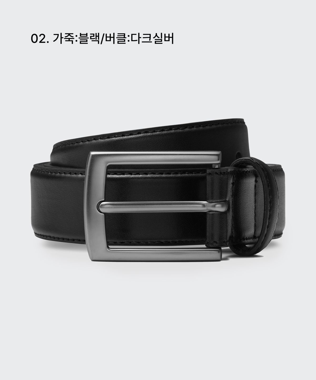 무신사 스탠다드(MUSINSA STANDARD) 레더 드레스 벨트_30mm