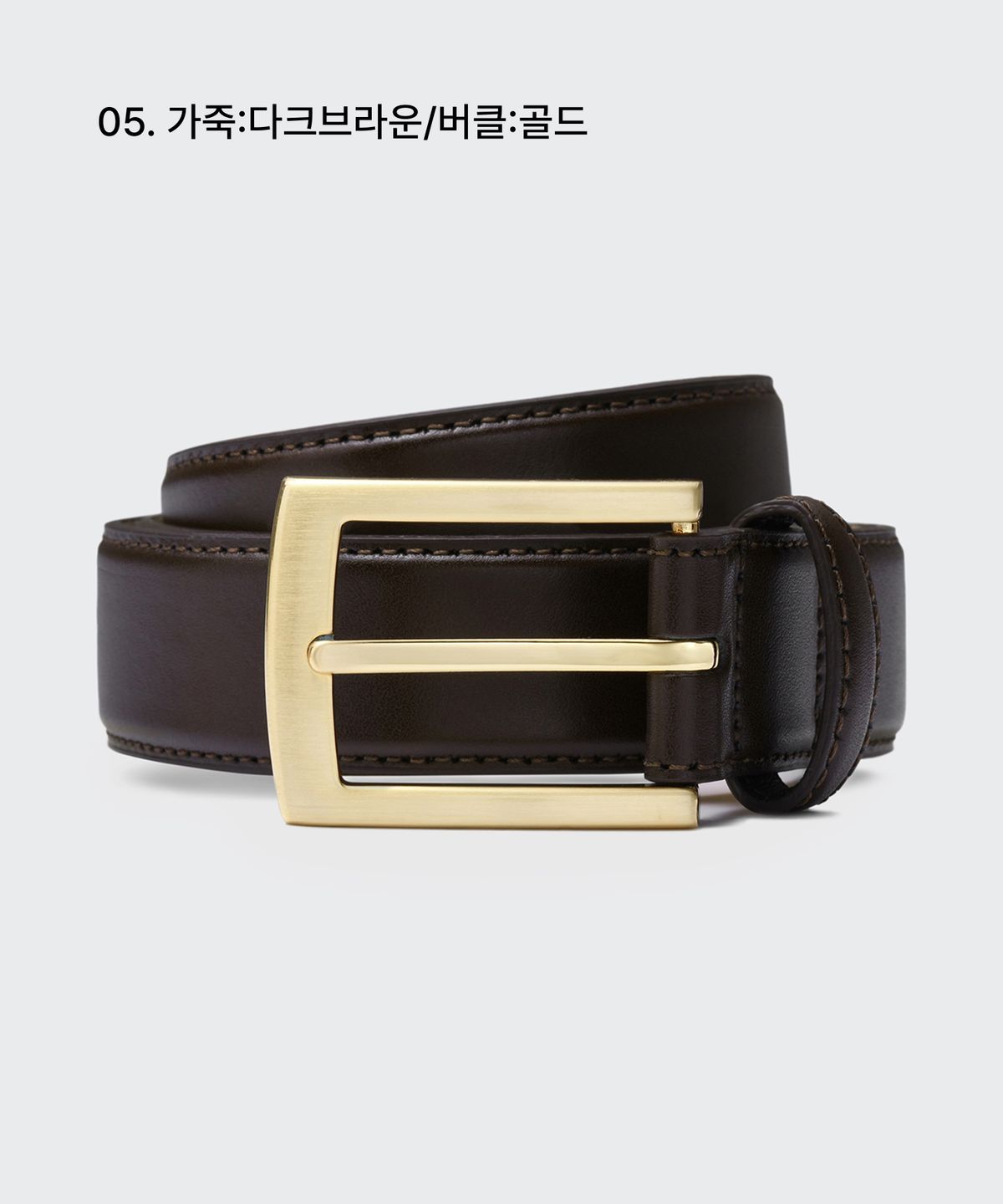 무신사 스탠다드(MUSINSA STANDARD) 레더 드레스 벨트_30mm