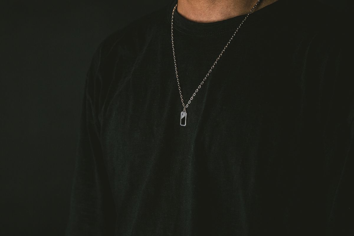 스팅925(STING925) Oblong Pendant