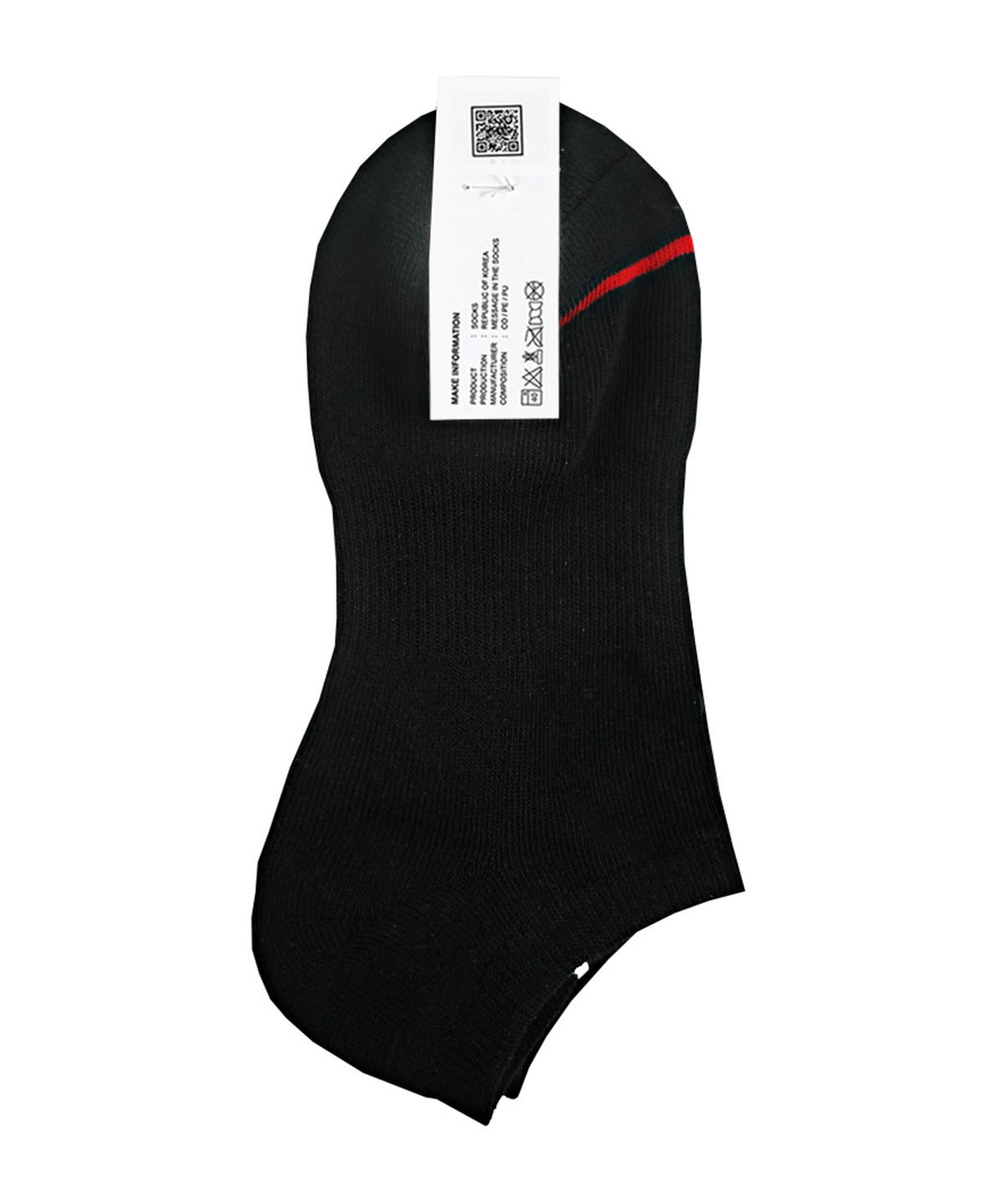메시지인더삭스(MESSAGE IN THE SOCKS) MITS_SNEAKERS SOCKS_BK