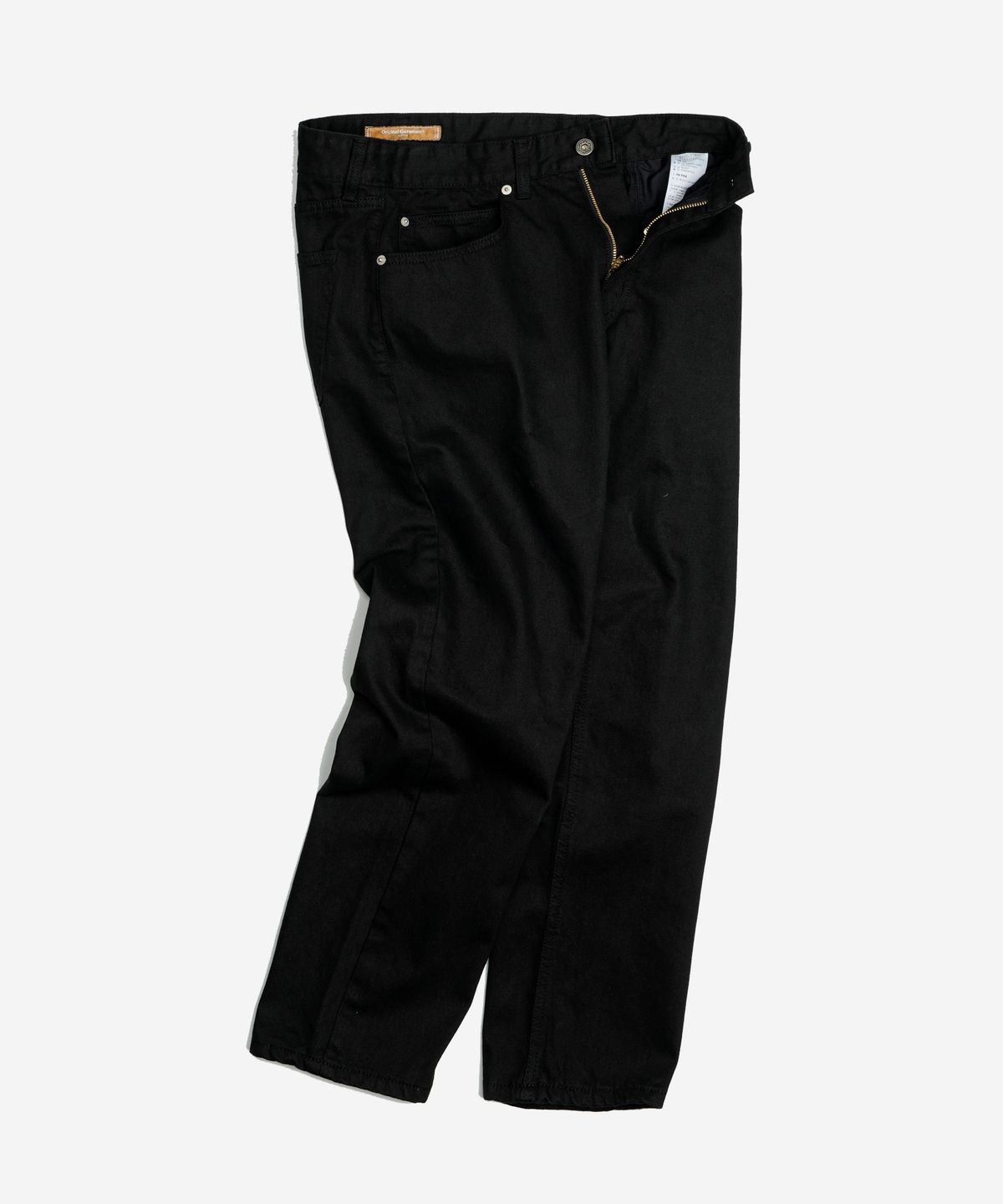 프리즘웍스(FRIZMWORKS) OG TAPERED ANKLE COTTON PANTS _ BLACK