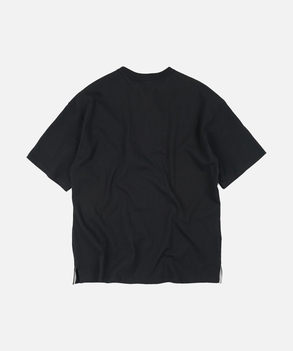 프리즘웍스(FRIZMWORKS) HENLEY NECK HALF TEE _ BLACK