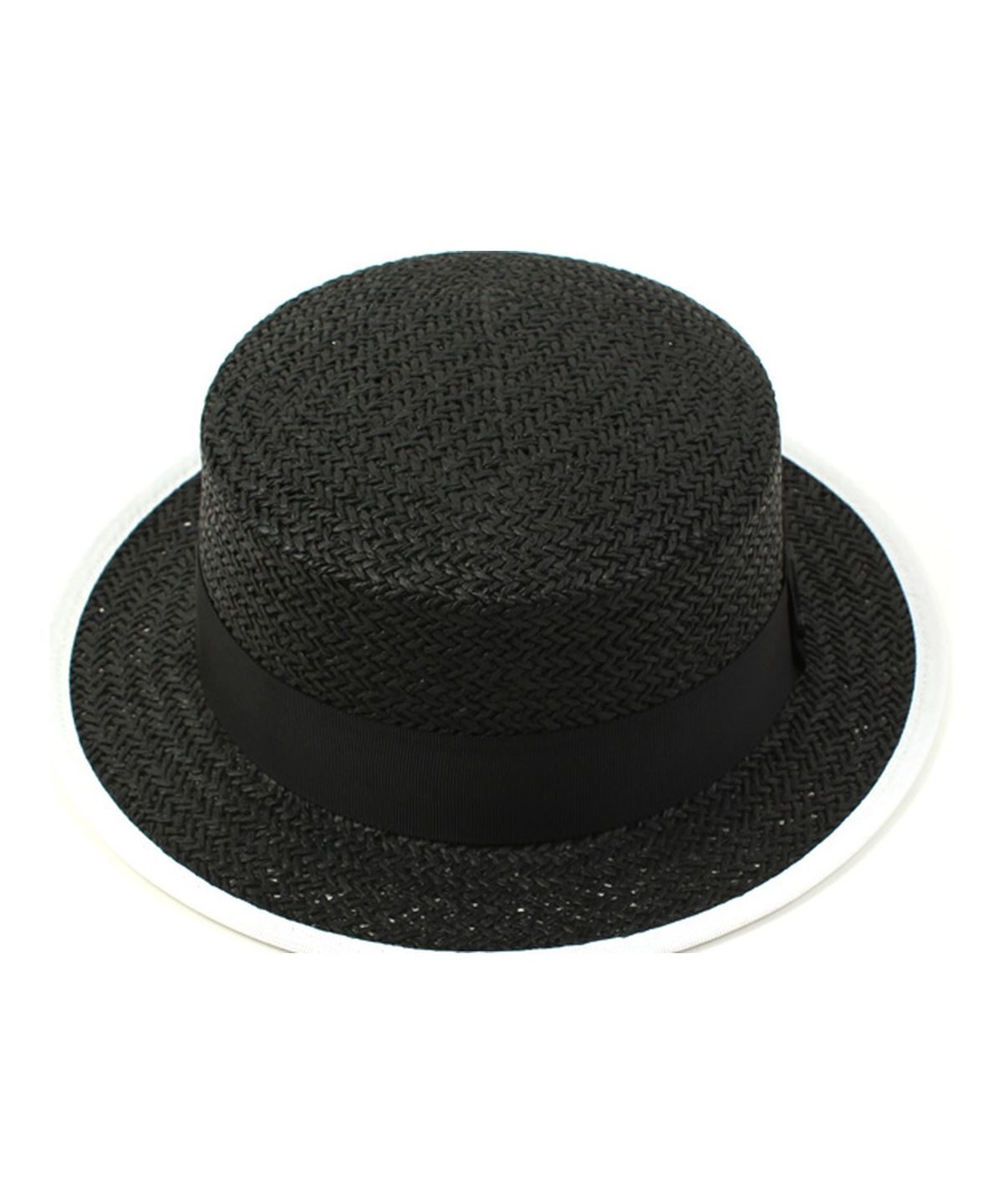 유니버셜 케미스트리(UNIVERSAL CHEMISTRY) Taping Black Panama Hat 파나마햇