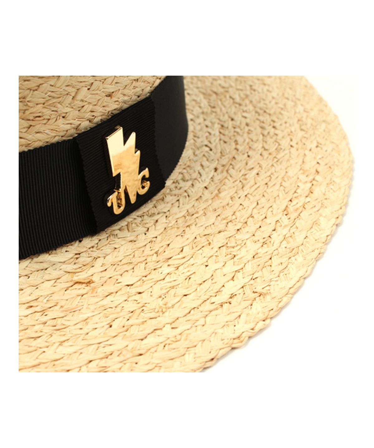 유니버셜 케미스트리(UNIVERSAL CHEMISTRY) GDMT Raffia Flat Fedora 라피아햇