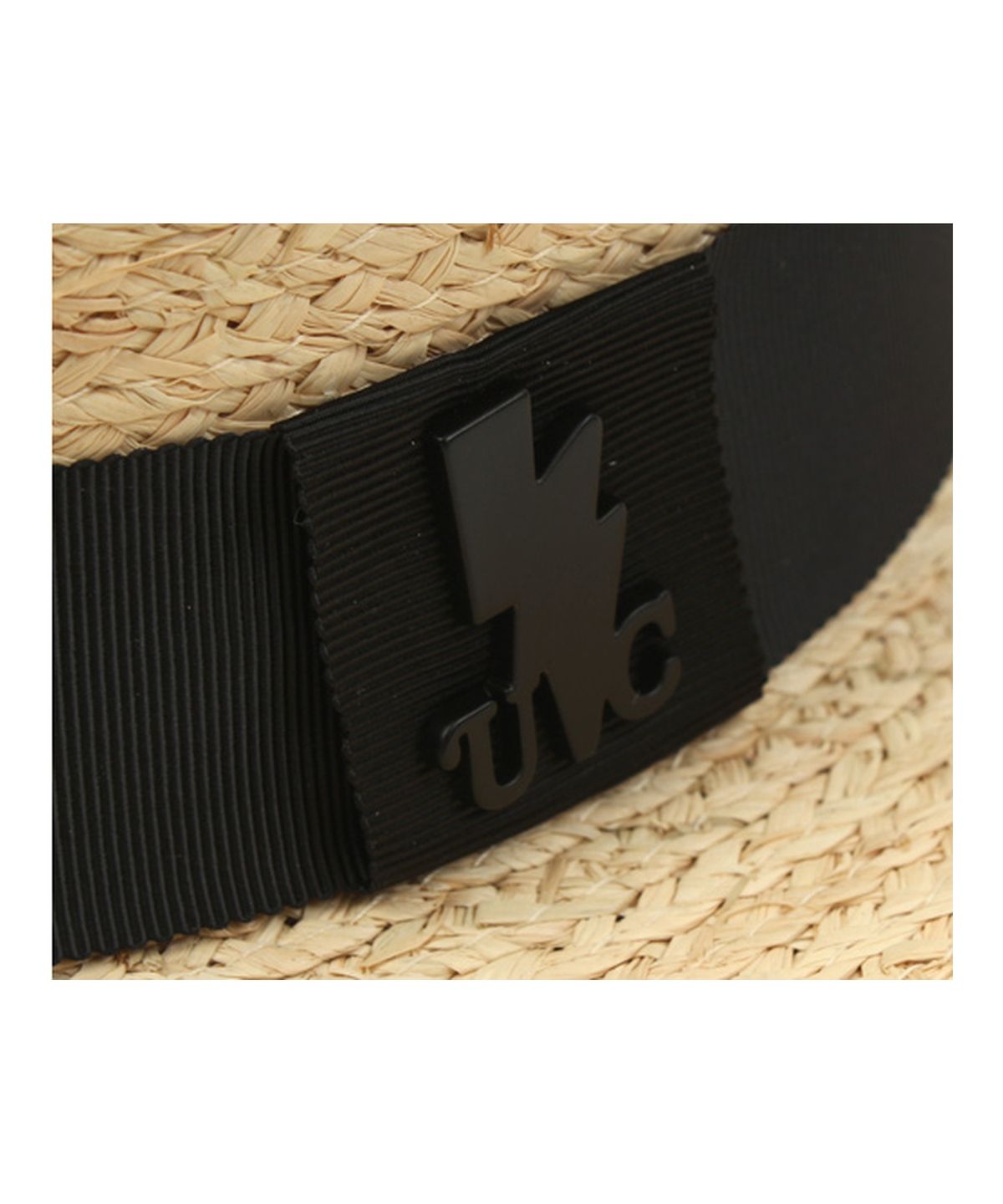 유니버셜 케미스트리(UNIVERSAL CHEMISTRY) BKMT Raffia Flat Fedora 라피아햇
